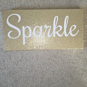 Sparkle glitter picture wall hanging decor art
